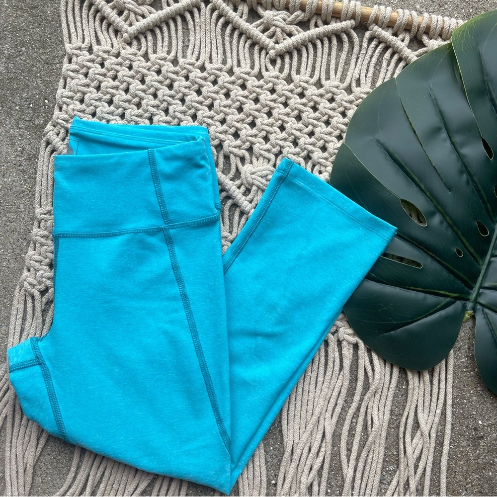 The North Face Blue Cropped Leggings Size XS